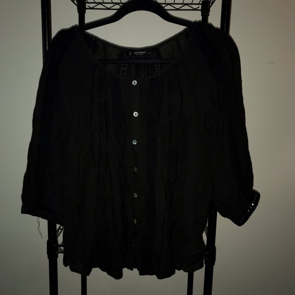Lucky Brand black top - Picture 2 of 5